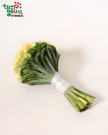 Puokštė pamergei su gerberomis