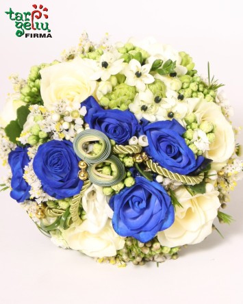 Vestuvinė puokštė MĖLYNA PASAKA