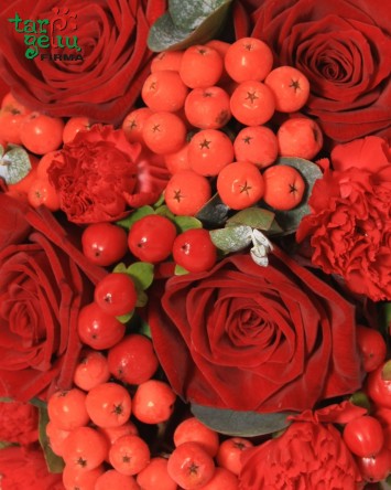 Rudeninė vestuvinė puokštė