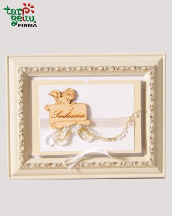 Rėmelis-atvirutė krikštynų...