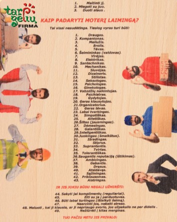 "Kaip padaryti vyrą laimingą"