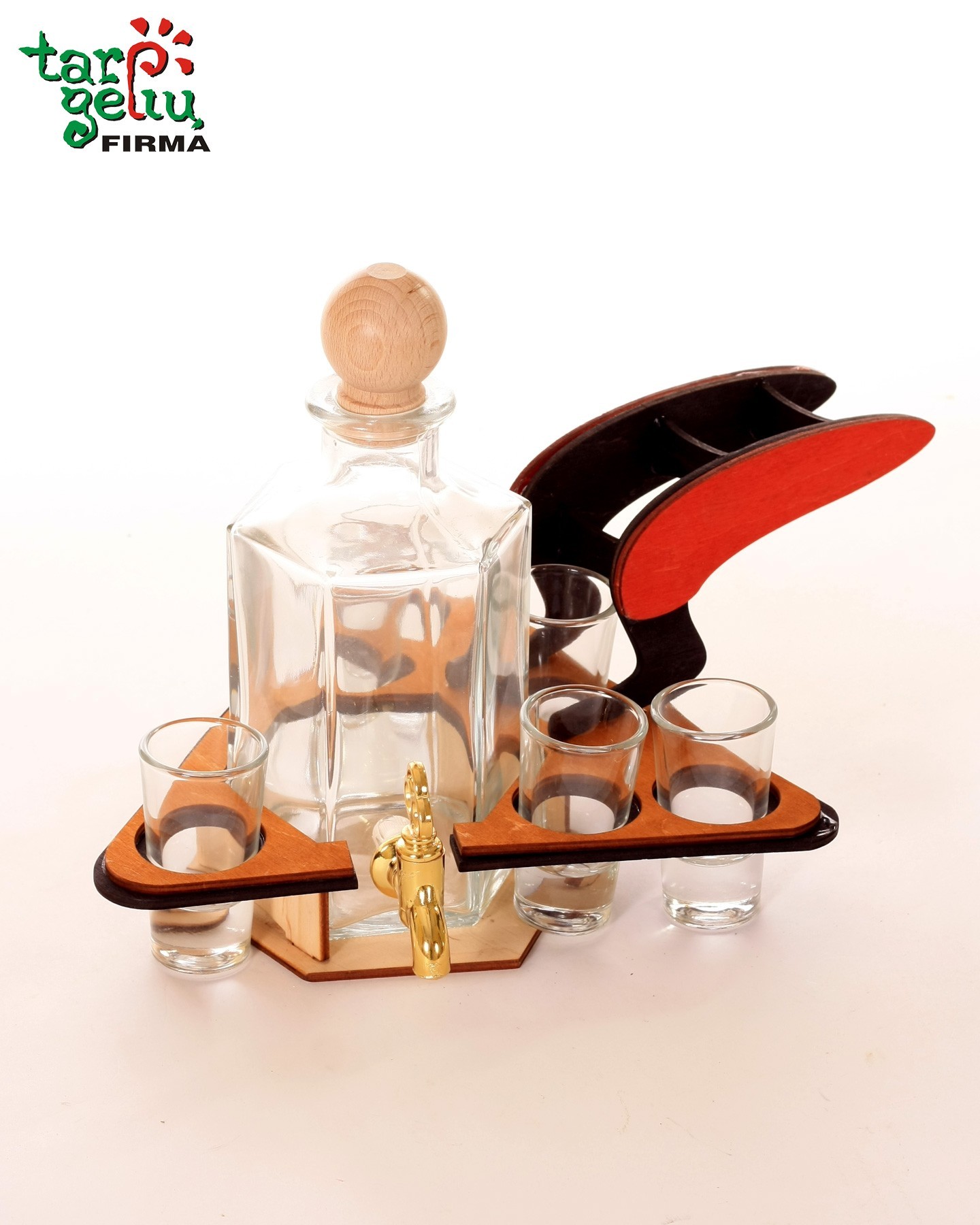 Grafinas su stikliukais "Kelnė"