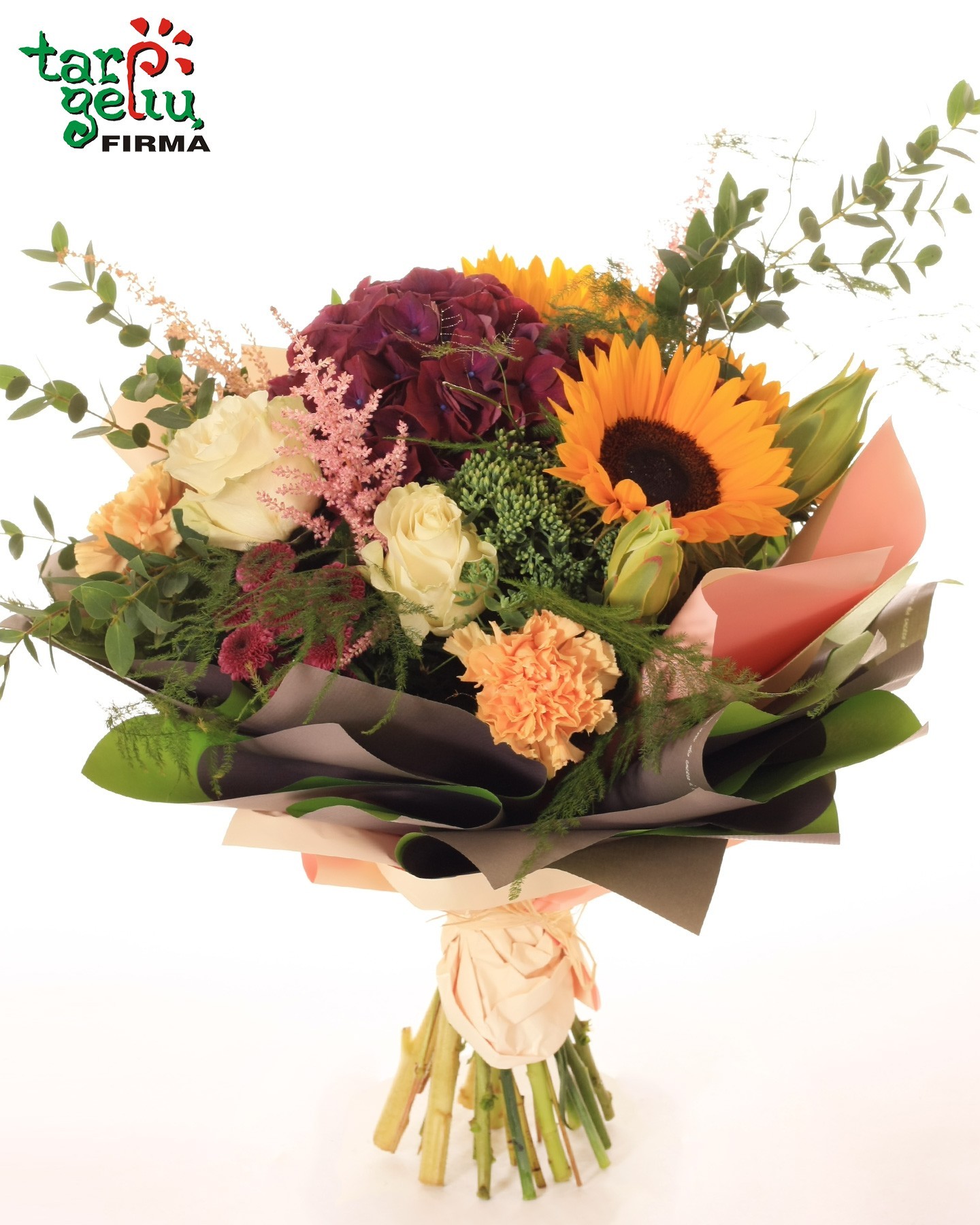 Žaisminga rudeninė puokštė