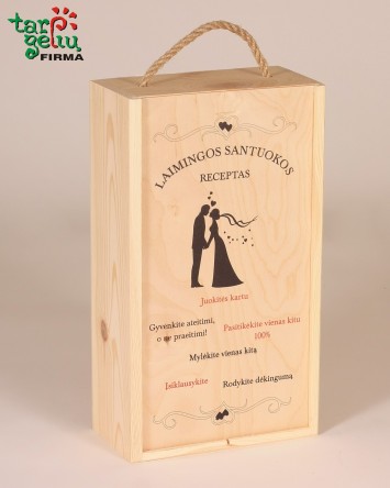 Dviguba vyno dėžė...