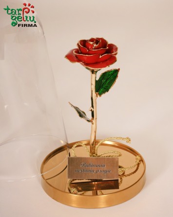 Auksinė rožė rubininių vestuvių proga