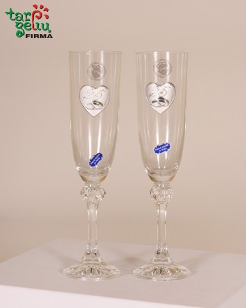 Taurių rinkinys "Sidabrinės...