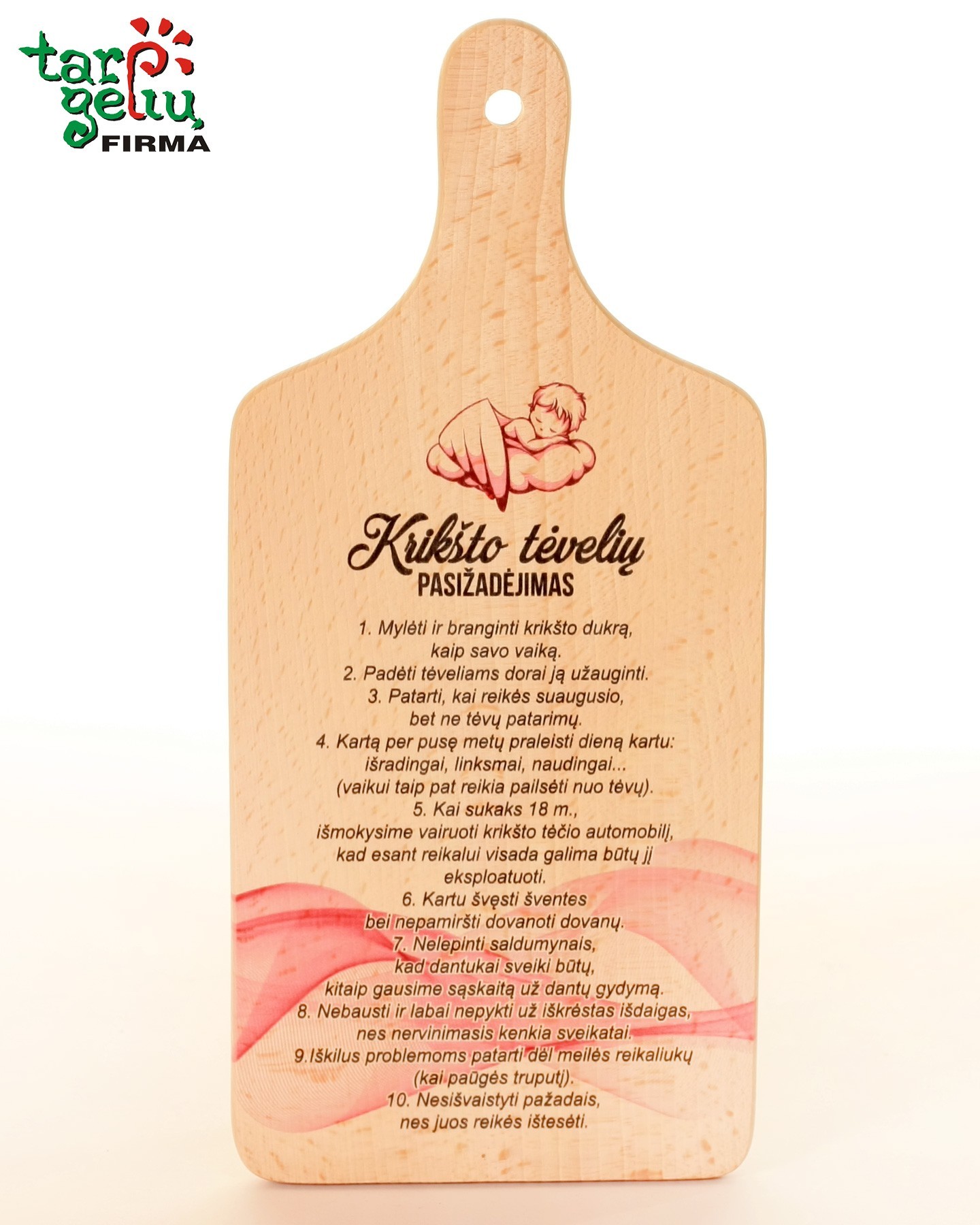 Krikšto tėvelių pasižadėjimas