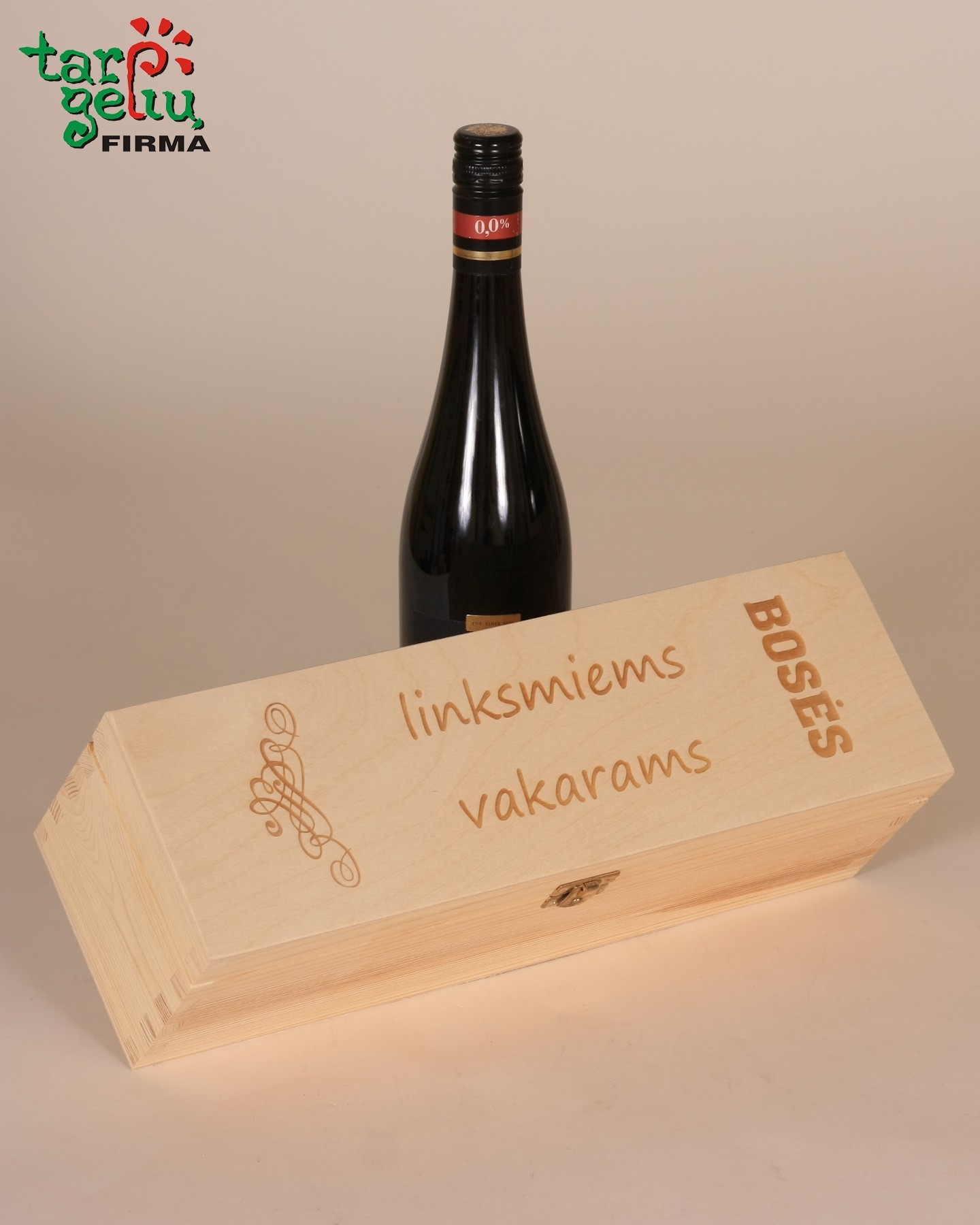 Vyno dėžė "BOSO (-ės) linksmiems vakarams"