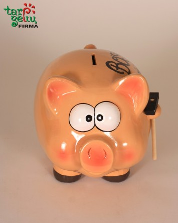 XL kiaulė taupyklė "Boso/bosės augintinis"