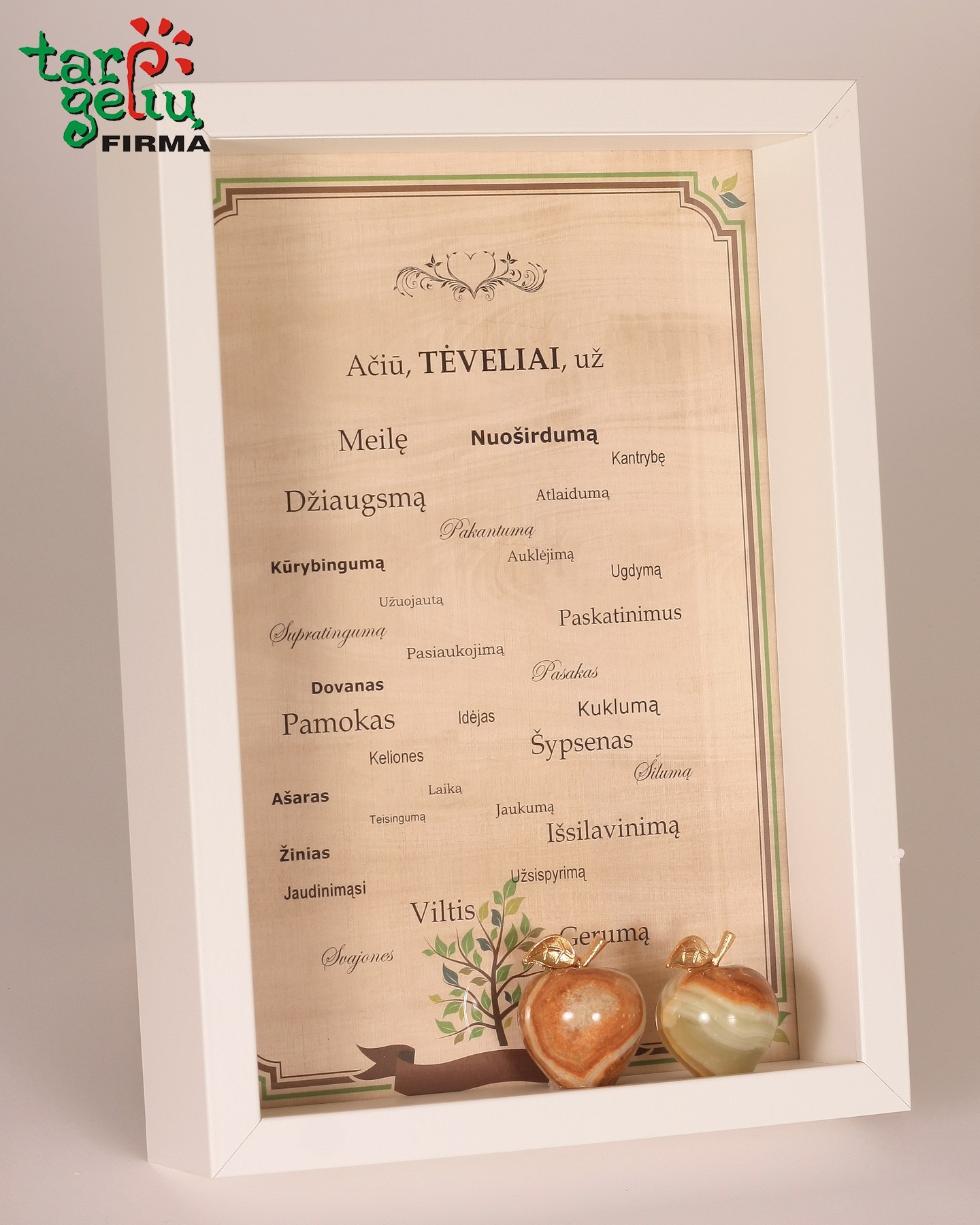 Nuoširdi dovana TĖVAMS