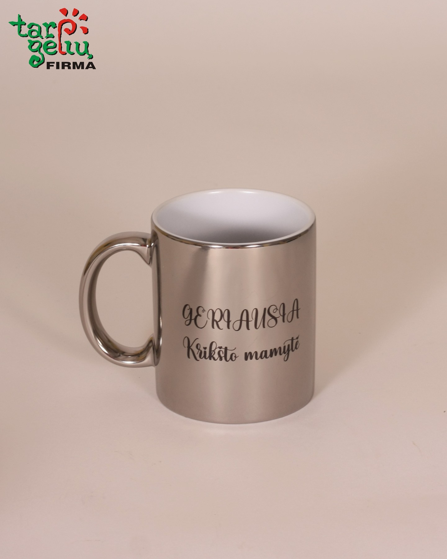 Puodelis "Geriausias krikšto tėtis/mamytė"