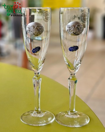 Taurių rinkinys "Sidabrinės vestuvės"