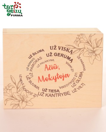 Dovanų rinkinys "Ačiū, Mokytoja"