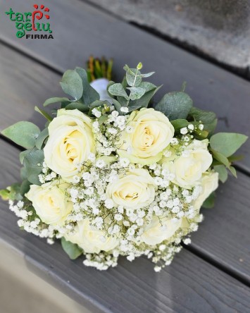 Klasikinė nuotakos puokštė