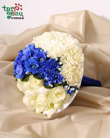 Vestuvinė puokštė MĖLYNA BANGA